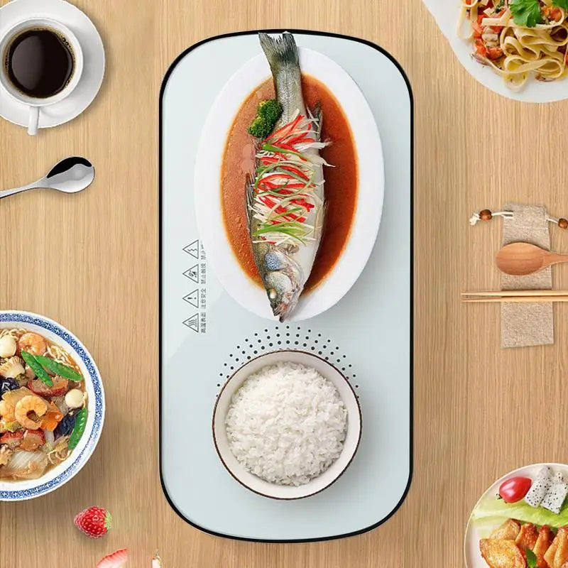 Smart Electric Warming Tray | Adjustable Temperature Control | Keeps Food Hot with Constant Warmer Plate | Heating Food Essential
