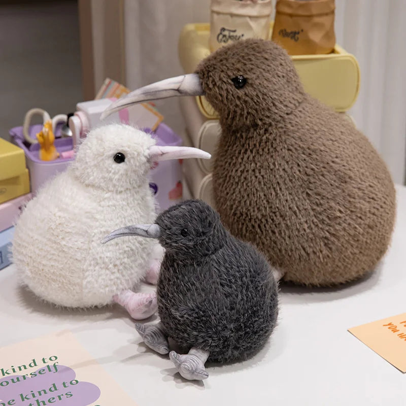 Soft Kiwi Bird Plush Toy — 20-35cm Cute Stuffed Animal Doll for Kids, Birthday Gift Toy