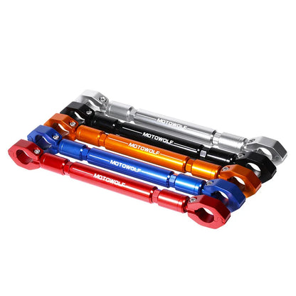 22mm CNC Aluminum Motorcycle & Scooter Crossbar – Reinforced Mount Bracket for Phone, GPS, Spotlight & Headlights