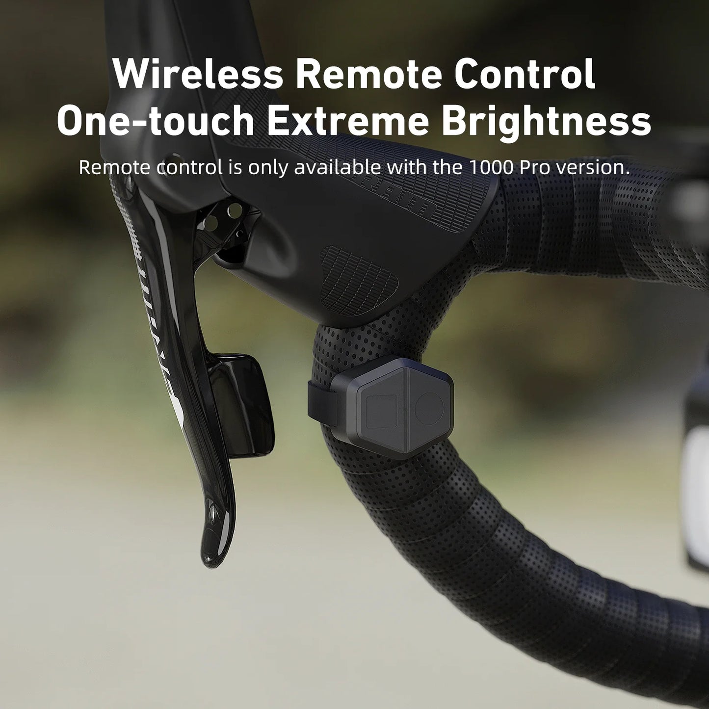 CYCLAMI CYC 1000 Lumen Bike Headlight – Ultra Bright Front Lamp with GoPro Mount & Wireless Remote for MTB & Road