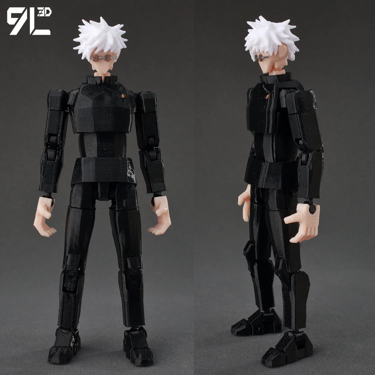 9L3D Printed Anime Action Figures — Jujutsu Kaisen Sukuna, Yuji, Yuta, Satoru Gojo Movable Mannequin Toys