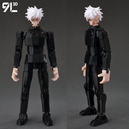 9L3D Printed Anime Action Figures — Jujutsu Kaisen Sukuna, Yuji, Yuta, Satoru Gojo Movable Mannequin Toys