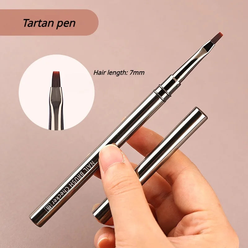 Nail Art Liner Brushes for Striping & Drawing – 6 to 25mm Design Pens, Professional Manicure Tools