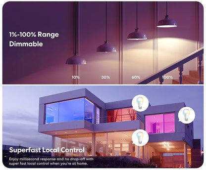16-Color RGB LED Bulb E27 – Dimmable Smart Lamp with 24-Key Remote Control for Household Lighting & Atmosphere