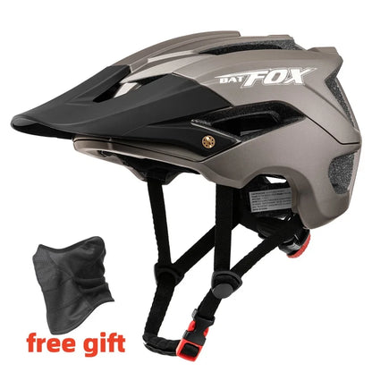 BATFOX MTB Cycling Helmet – Ultralight Men’s Bicycle Helmet Casco for Mountain & Road Racing Speedframe Safety Gear