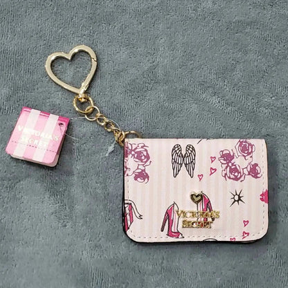 2024 Cute PU Leather Credit Card Bag for Women - Short Bifold Wallet, Perfect Gift for Mother's Day and Christmas