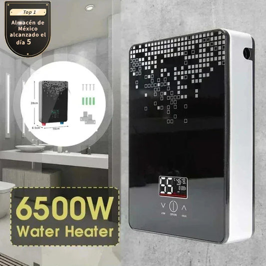 Tankless Electric Hot Water Heater – Instant Bathroom Shower Boiler with Thermostat, 110V/220V, Safe & Smart Automatic Control