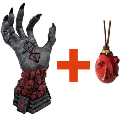 Gothic Witch Hand Resin Statue – Creative Wall Decor, Key & Bag Hanger, Aesthetic Home Ornament