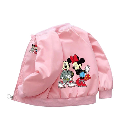 Spring Baby Boys & Girls Coats – Mickey Mouse Cartoon Hoodie Jacket, Kids Sweatshirt Windbreaker Outerwear for 1-6 Years