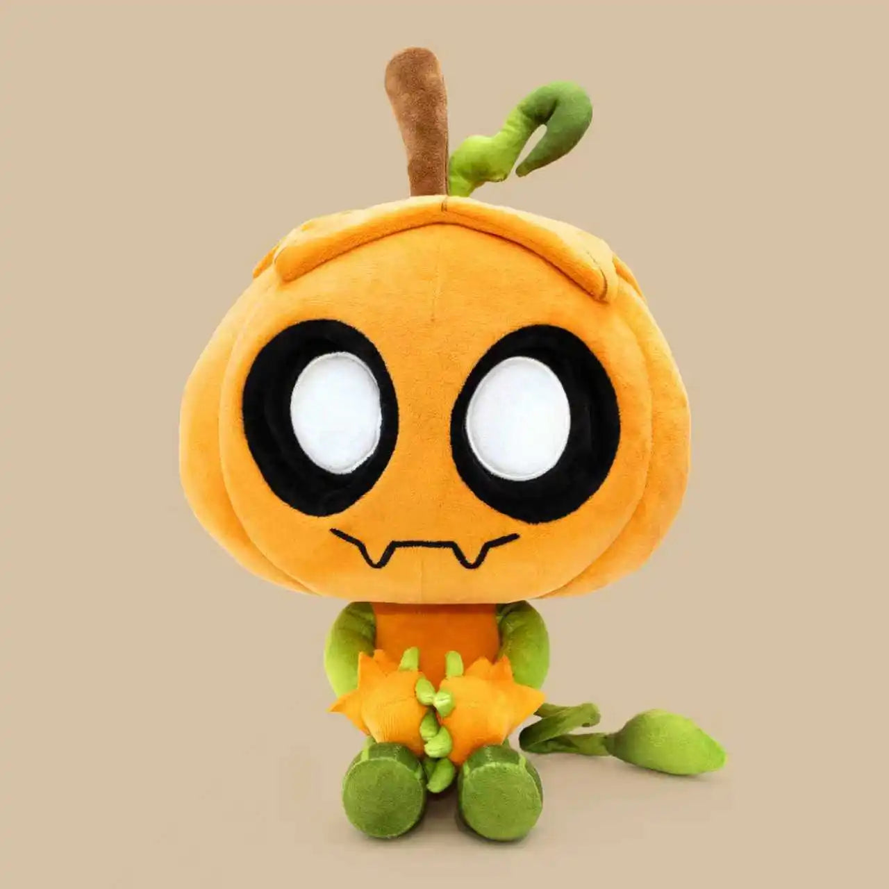 Dandy's World Halloween Plush Toy – Pumpkin Gourdy & White Bones Ribecca Eclipse, Soft Stuffed Toy for Kids & Game Fans Gift