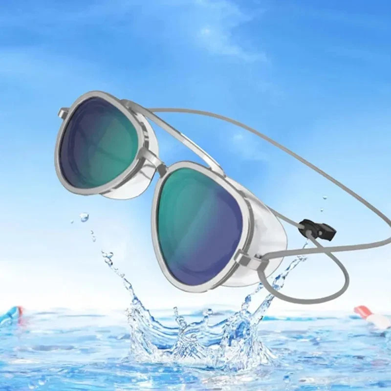 Adjustable Silicone Sun Protection Glasses - Outdoor Travel & Surfing Eyewear for Men and Women