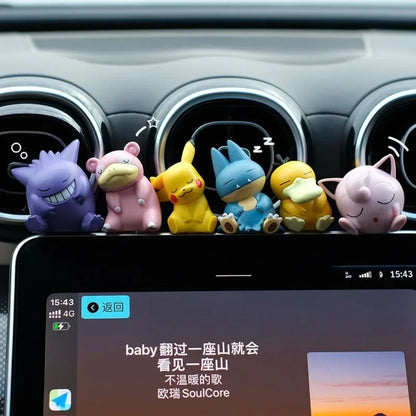 Pokemon Pikachu Car Decoration — Cartoon Anime Character Pendant for Car Interior, Birthday Gift Accessory