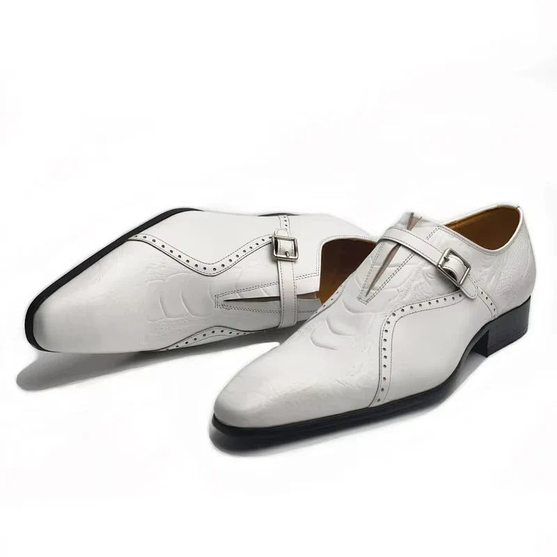 Men’s Genuine Leather Loafers - Soft Comfortable Formal Dress Shoes for Office, Wedding & Party
