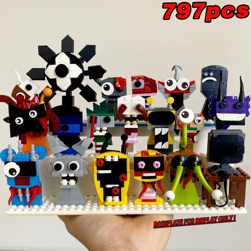 New Moc Incredibox Sprunki Building Blocks Toy – Horror Anime Music Game Gift for Birthday & Christmas   2/2