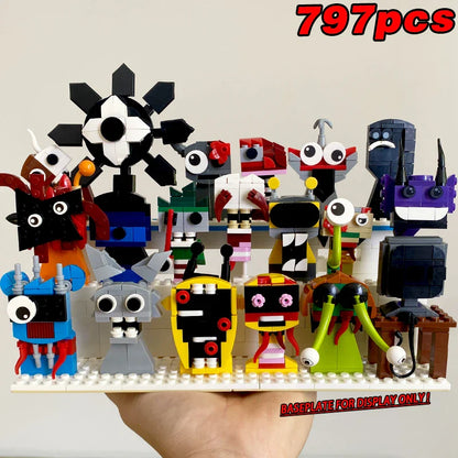 New Moc Incredibox Sprunki Building Blocks Toy – Horror Anime Music Game Gift for Birthday & Christmas   2/2