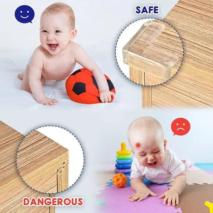 Clear Table Corner Protectors – Baby Safety Furniture Edge Guards, Anti-Collision Corner Covers