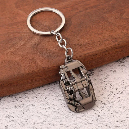 Creative Gear Head Keychain – Speed Gearbox & Turbo Hub Brake Disc Pendant for Car Keys, Shock Absorber Keyring