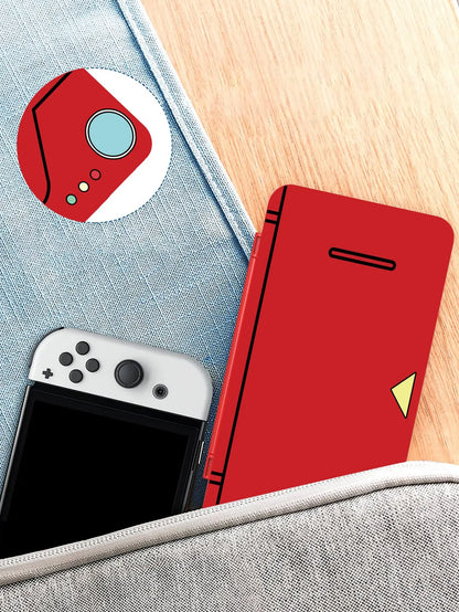 24-in-1 Magnetic Absorption Game Card Reader for Switch, Red Cassette Holder