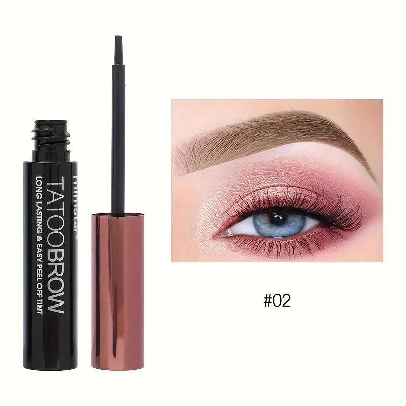 Peel-Off Eyebrow Tint Gel – Semi-Permanent Waterproof Brow Dye for Fuller, Defined & Long-Lasting Natural Looking Brows