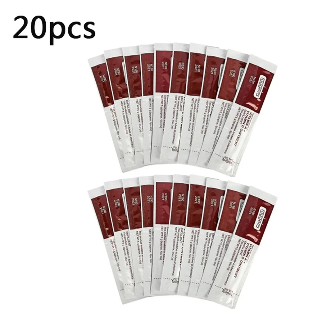 100pcs Tattoo Aftercare Cream – Anti-Scar Vitamin Lotion for Permanent Makeup, Eyebrow, Eyeliner & Lips, 5g