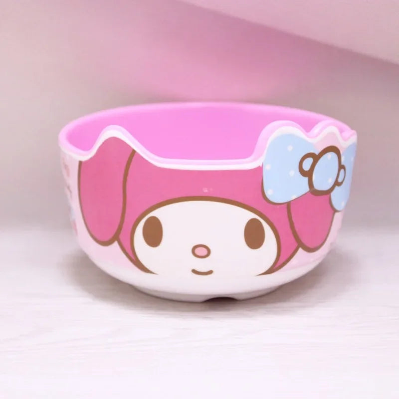 Sanrio Hello Kitty Cartoon Soup Bowl – Cute Anti-Drop Kitchen Tableware, Creative Instant Noodle Bowl Accessory