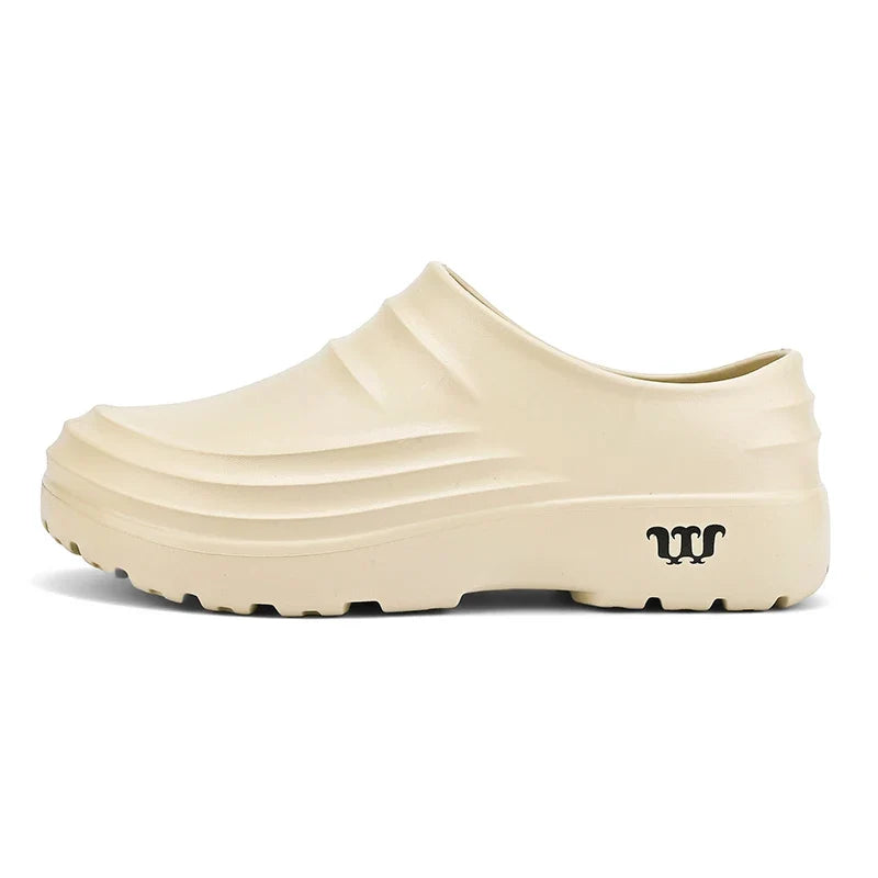 Men's Anti-Slip Chef Shoes - Waterproof Clog Sandals for Work, Garden, Beach & Casual Wear