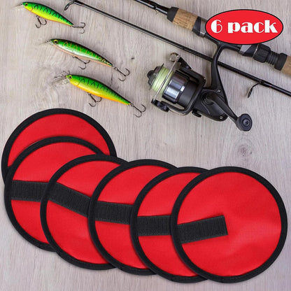 6pcs Lure Wrap Covers — Fishing Bait & Hook Guards for Rod Safety, Protect Fishermen While Fishing