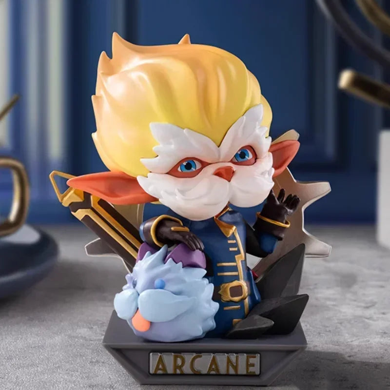 POP MART League of Legends Arcane Blind Box - Kawaii Anime Mystery Bag Surprise Action Figure Collectible Toy
