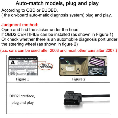 P10 Pro Head-Up Display – On-Board OBD2 Computer with Digital Speedometer, Mileage, Temperature & Driving Data Gauge