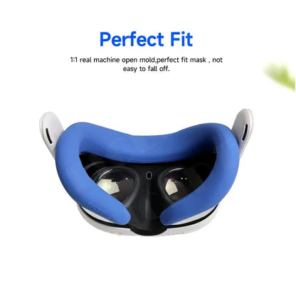 FICEP Silicone Replacement Face Cover for Meta Quest 3 – Dust & Sweat Resistant VR Mask Accessory