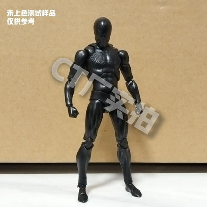 CT 1/12 Spider-Man MAFEX 147 Black Suit Venom Action Figure 6" Anime Model Toy Collectible