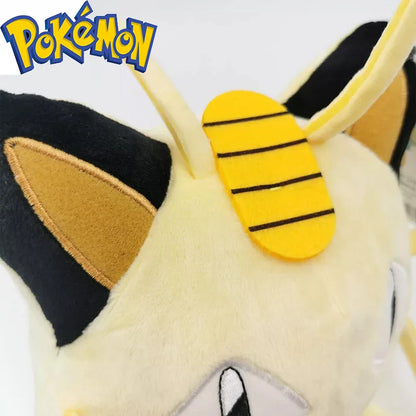 25cm Meowth Plush Toy – Cute Kawaii Anime Soft Doll Figure, Birthday Gift for Kids