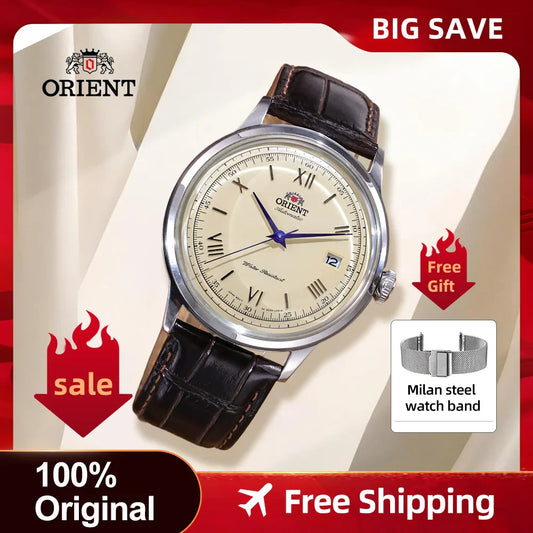 Orient Men’s Automatic Mechanical Watch — Original Waterproof Fashion Retro Timepiece
