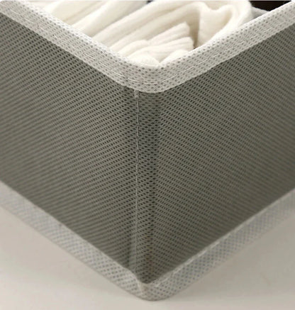 Foldable Underwear Drawer Organizer Box – Storage Case for Socks, Bras, Pants, Scarves, and Ties