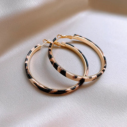 Women’s Shiny Large Circle Cross Hoop Earrings – Rhinestone Geometric High-End Fashion Jewelry