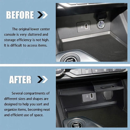 Nissan Sentra Center Console Organizer Tray - 2020-2024 Armrest Storage Box Insert Car Interior Accessory