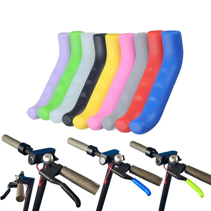 2PCS Brake Handle Grips Cover for Xiaomi M365 PRO Electric Scooter - Anti-Skid Foot Support Case, Blue Skateboard Accessories