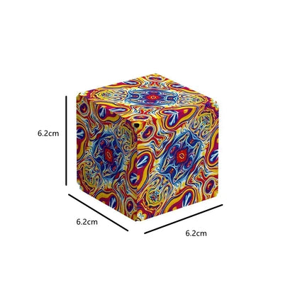 Magic Infinite Cosmic Shasibo Cube — Magnetic Fidget Puzzle Toy, Changeable Anti-Stress Flip Cubic Cube