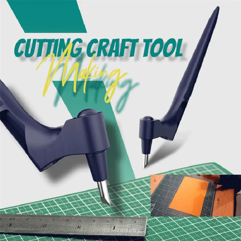 360° Rotating Scrapbooking Paper Cutter – Craft Cutting Tool & Precision Paper Knife Pen