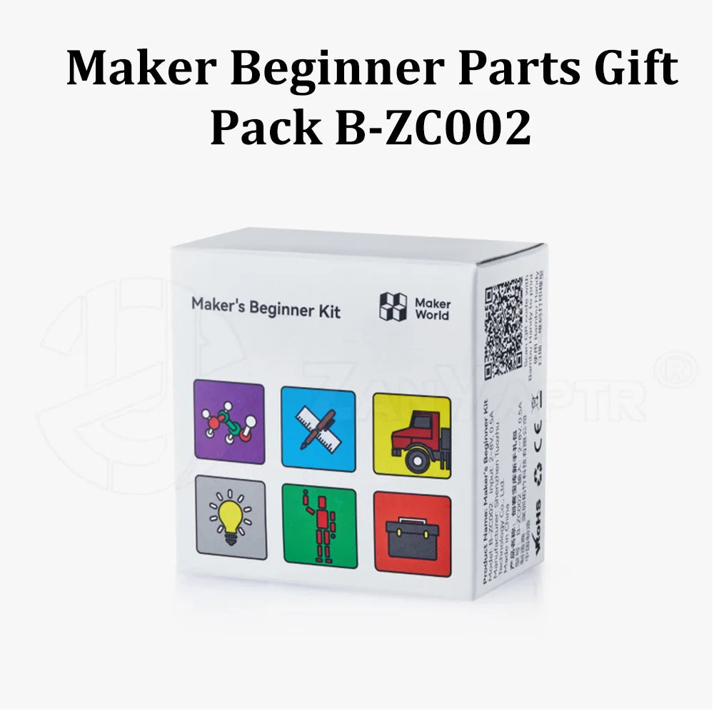 Bambu Lab Novice 3D Printer Parts Gift Pack – DIY Creative Model Kit B-ZC002