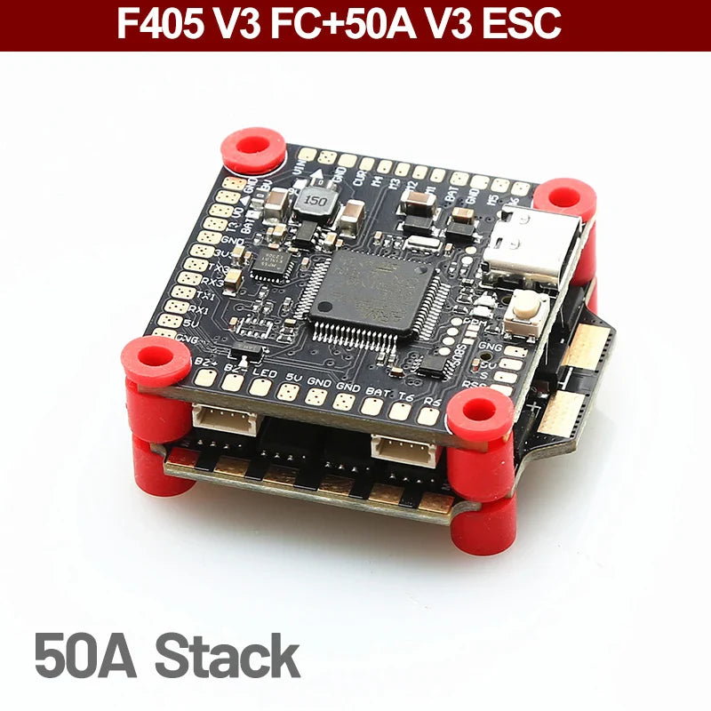 F405 V3 Flight Controller 2–6S + BLS 50A/60A 4-in-1 ESC Stack — BetaFlight/INAV for FPV Drones