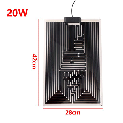 Adjustable 5-45W Reptile & Plant Heat Mat – Pet Heating Pad with Temperature Control