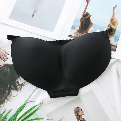 Women’s Sexy Fake Butt Body Shaper – Plus Size Padded Panties, Buttocks Enhancer Hip Pads & Shapewear Faja