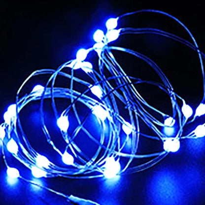 Copper Wire LED String Lights - 6/10PCS Fairy Garland Lights for Christmas, Wedding & Party DIY Decor