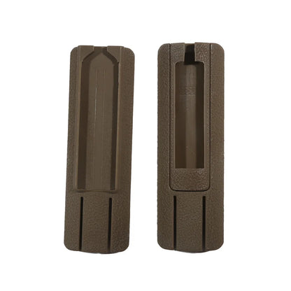 Hunting Airsoft 4.33" ITI TD Scar Pocket Panel — Remote Switch Rail Pad Set for 20mm Rails, PEQ Flashlight, Rat Tail & Card Slot