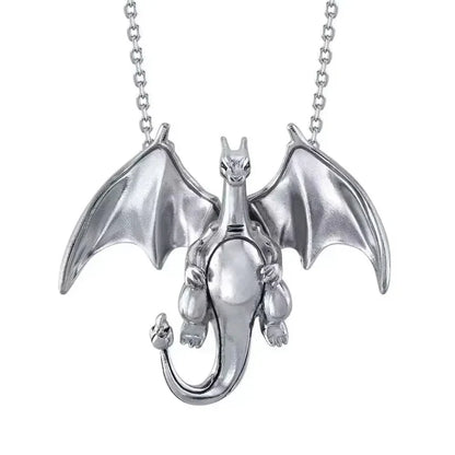Pokemon Charizard Anime Pendant Necklace — Fashion Hip Hop Rock Punk Jewelry for Men & Women, Birthday Gift