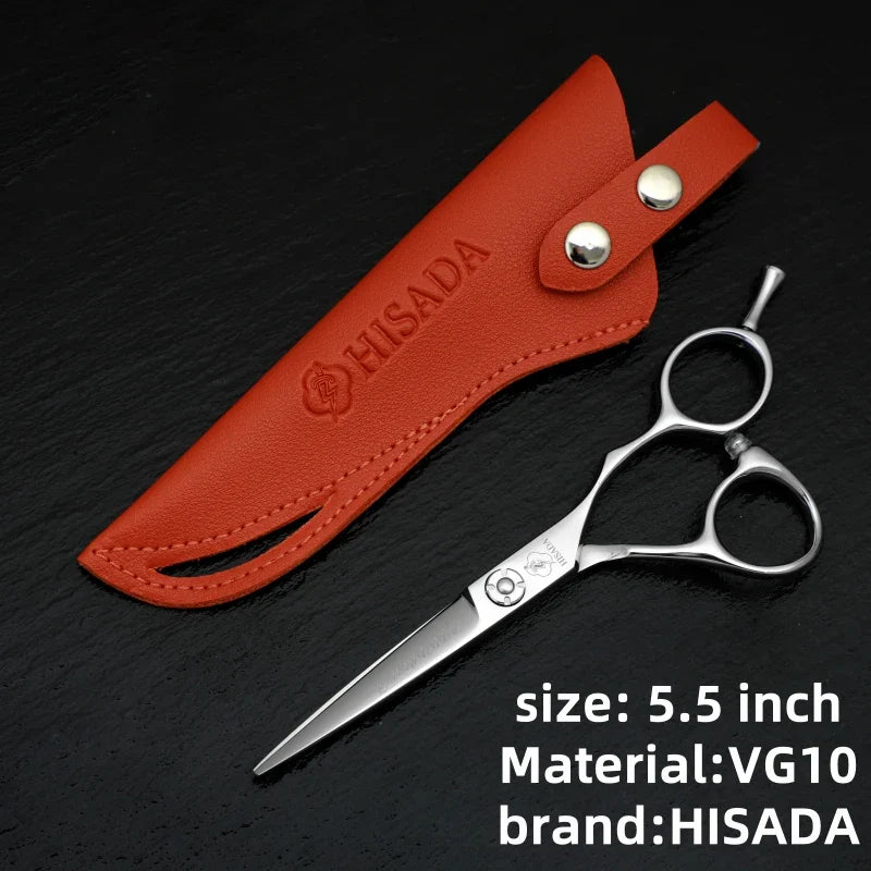HISADA Professional Hairdressing Scissors – 6.0 Inch VG10 Barber Scissors for Salon Hair Cutting