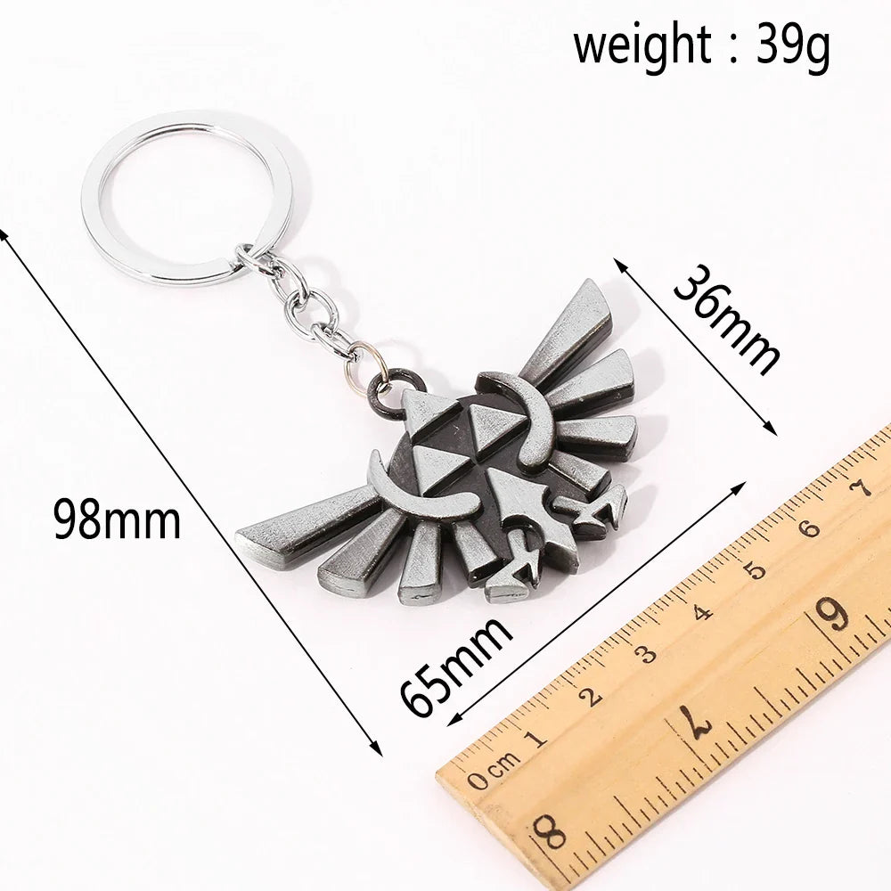 The Legend of Zelda Alloy Pendant Keychain – High-Quality Game Jewelry Gift for Fans