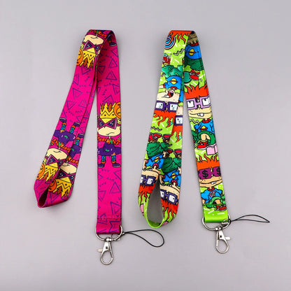 Animated Comedy Lanyard — Key Neck Strap for ID Card, Cell Phone, Badge Holder, Keychain Accessories & Gifts