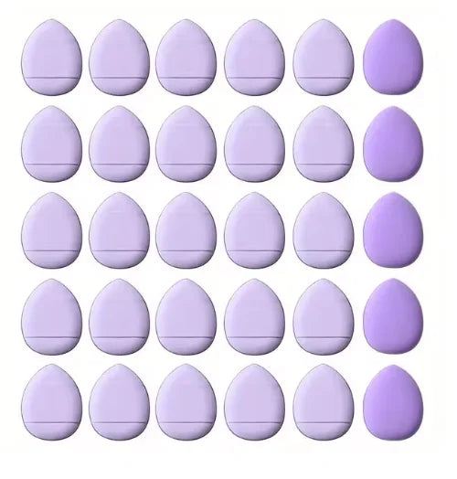 5/10PCS Mini Finger Puff Sponges – Small Air Cushion Makeup Applicators for Foundation & BB Cream